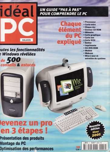 Cliquer pour agrandir : Idéal PC N°1 -2001- Toutes les fonctionnalités de Windows+ de 500 conseils et..